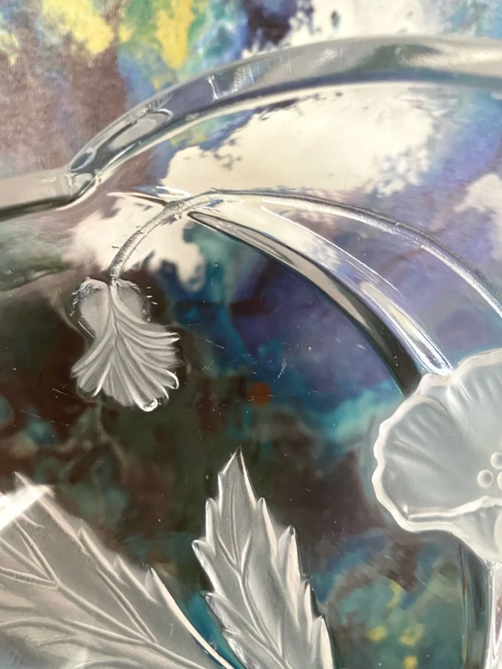 Mikasa Studio Nova Walther Glass Oval Low Bowl Platter - Picture 12 of 12